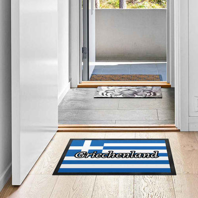New product "Doormat Greece | Greek Flag [CUSTOMIZABLE]" available