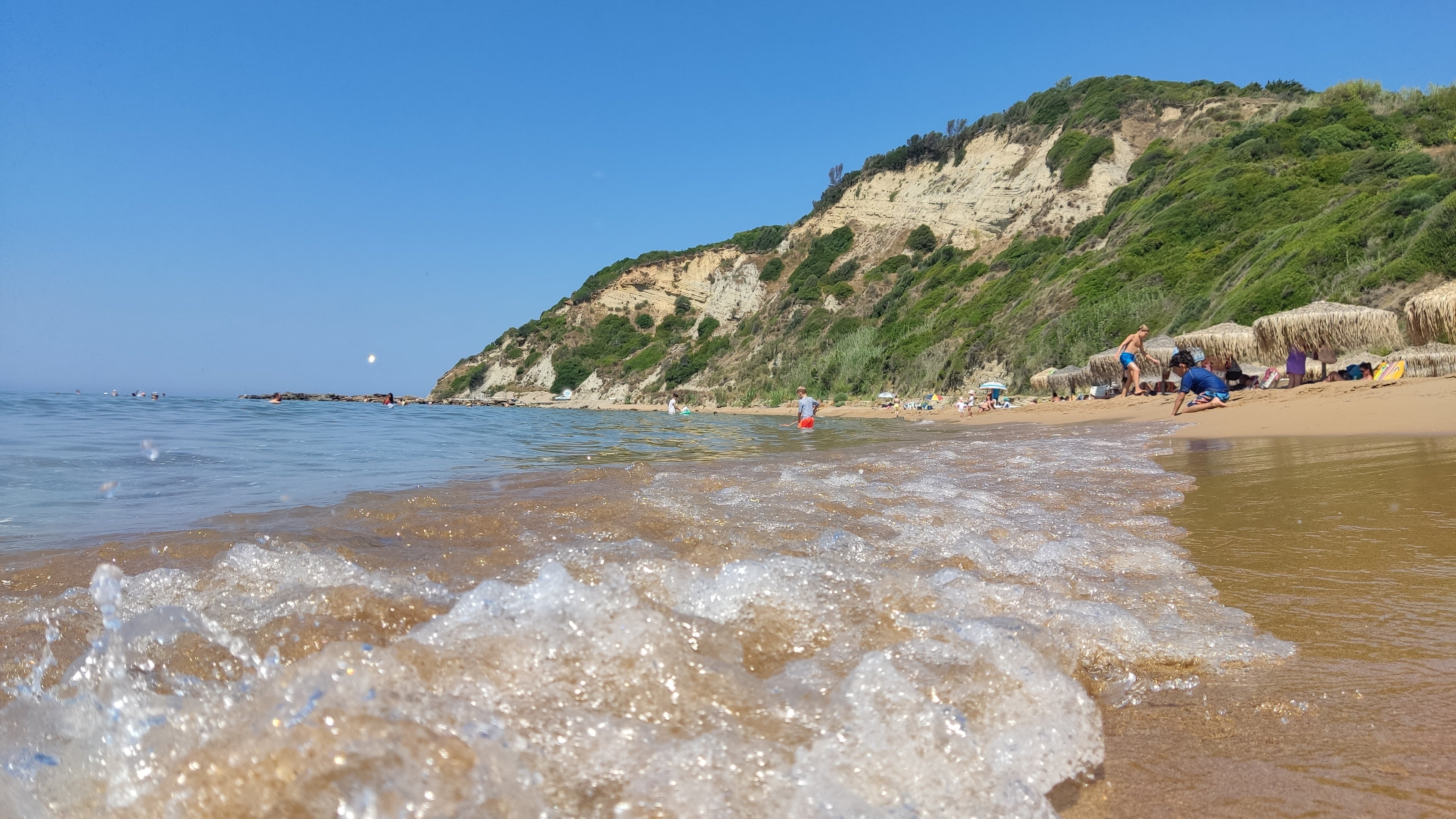 Wir sind im Urlaub