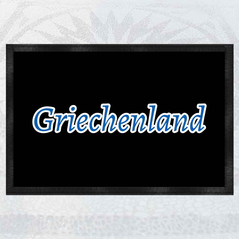 Doormat Greece | Greek flag