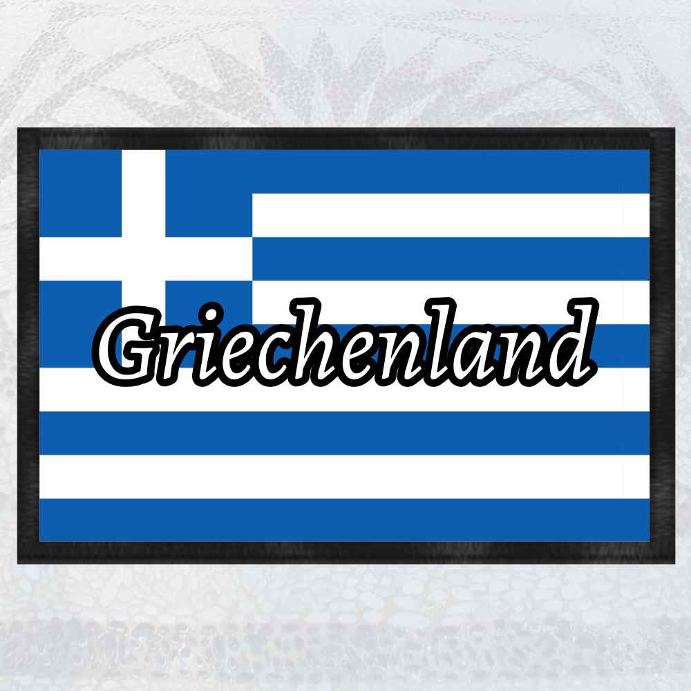 Doormat Greece | Greek flag