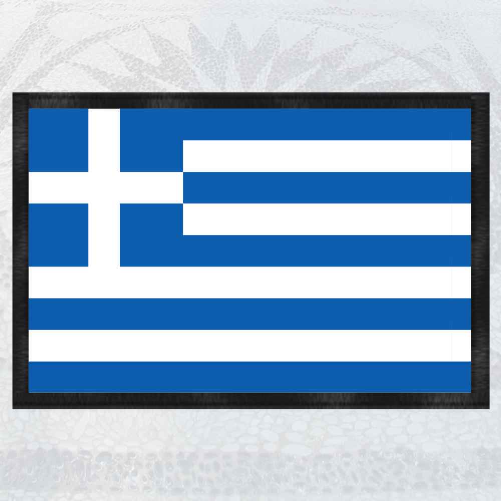 Doormat Greece | Greek flag