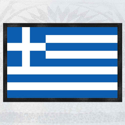 Doormat Greece | Greek Flag [CUSTOMIZABLE]