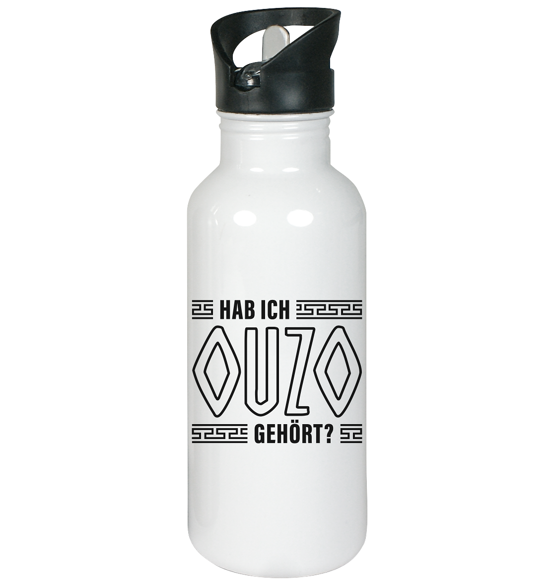 Hab ich Ouzo gehört? - Edelstahl-Trinkflasche