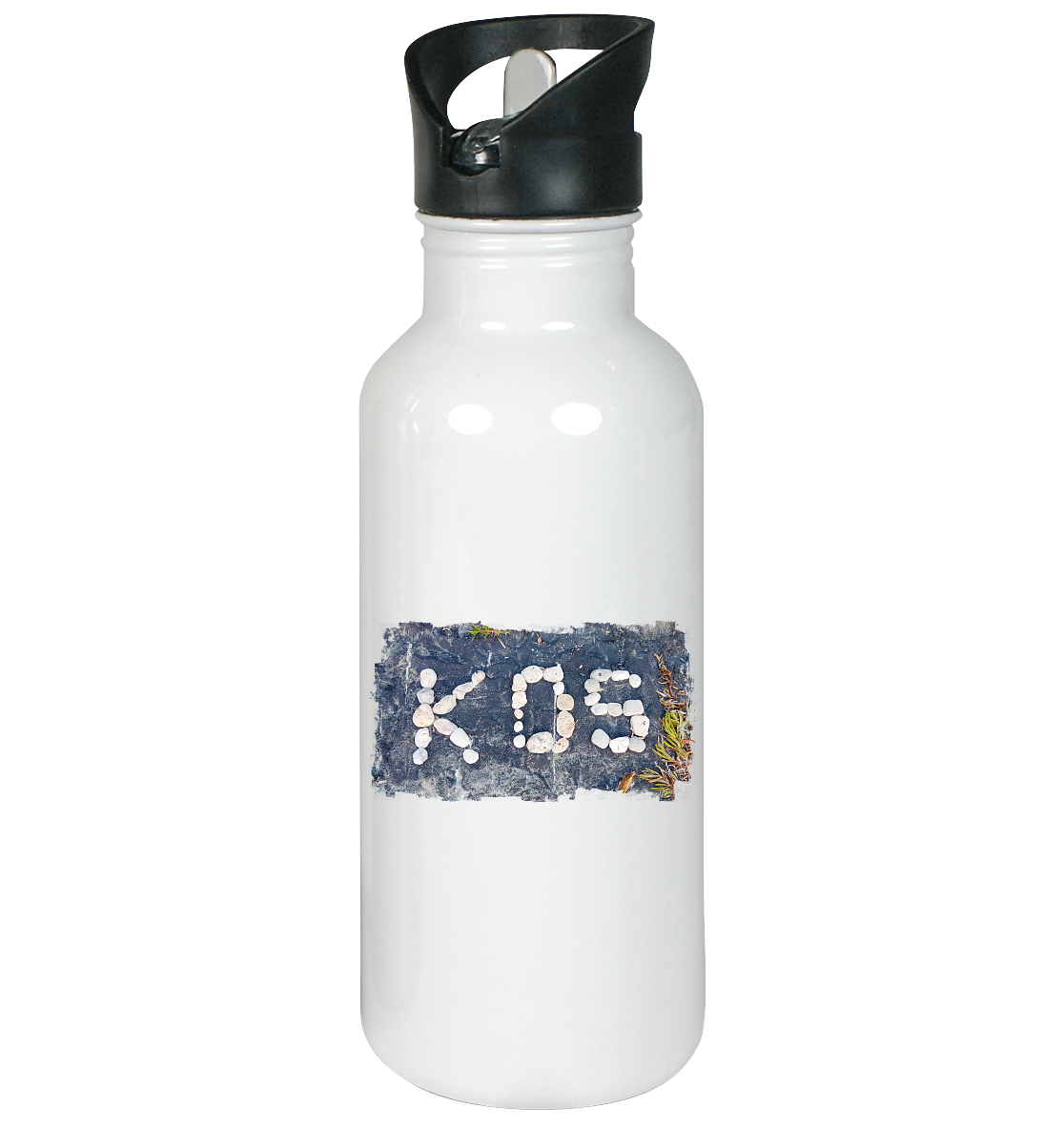 Kos Kiesel - Edelstahl-Trinkflasche