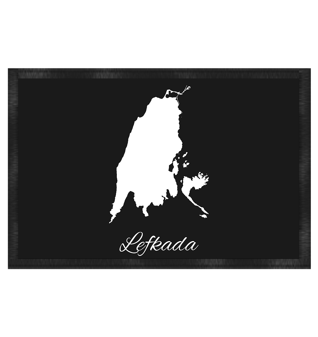 Lefkada Silhouette Griechenland - Fußmatte 60x40cm