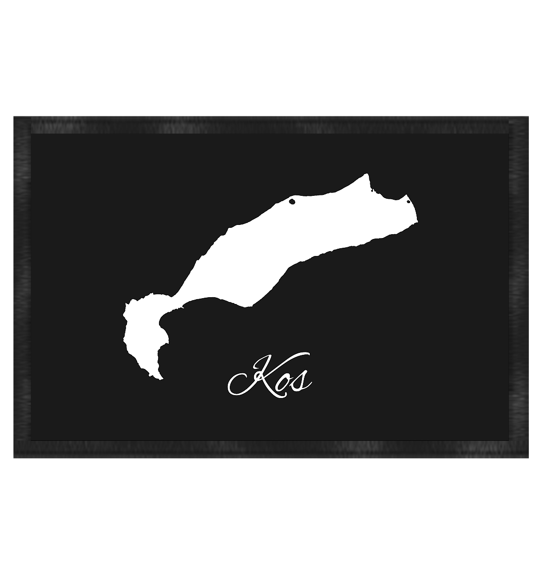 Kos Silhouette Griechenland - Fußmatte 60x40cm