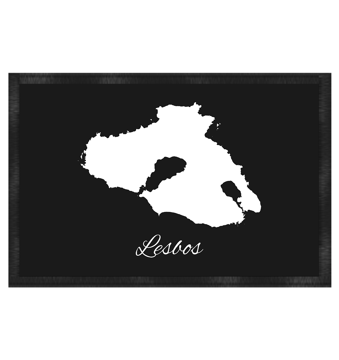 Lesbos Silhouette Griechenland - Fußmatte 60x40cm