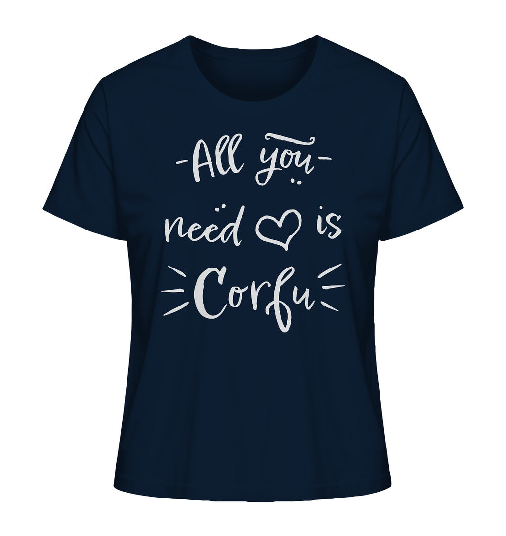 All you need is Corfu - Ladies Organic Shirt