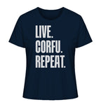 LIVE. CORFU. REPEAT. - Ladies Organic Shirt