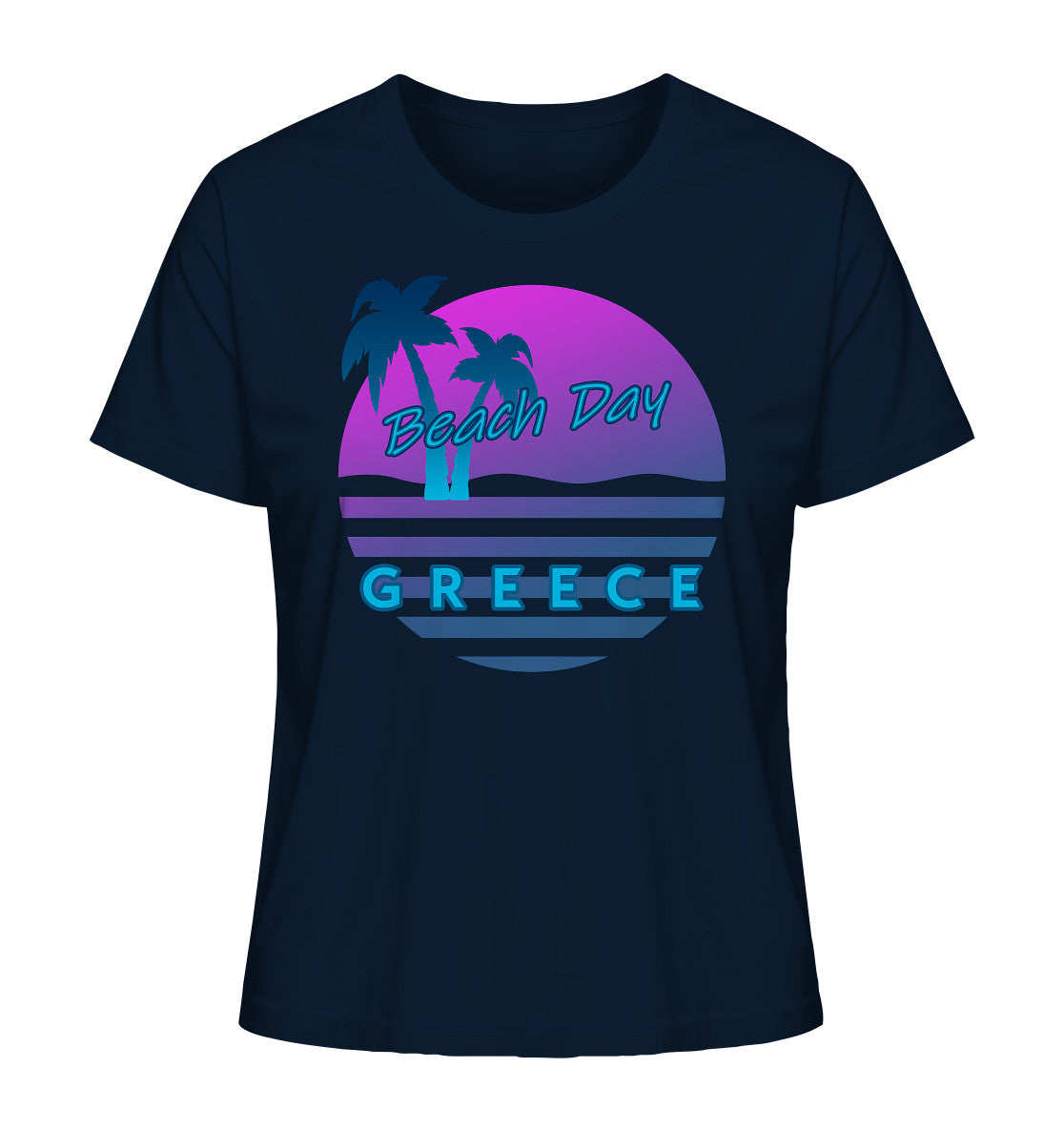 Beach Day Greece - Ladies Organic Shirt