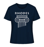 Rhodes Greek Column Head - Ladies Organic Shirt