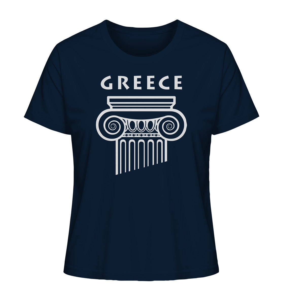 Greece Griechischer Säulenkopf - Ladies Organic Shirt
