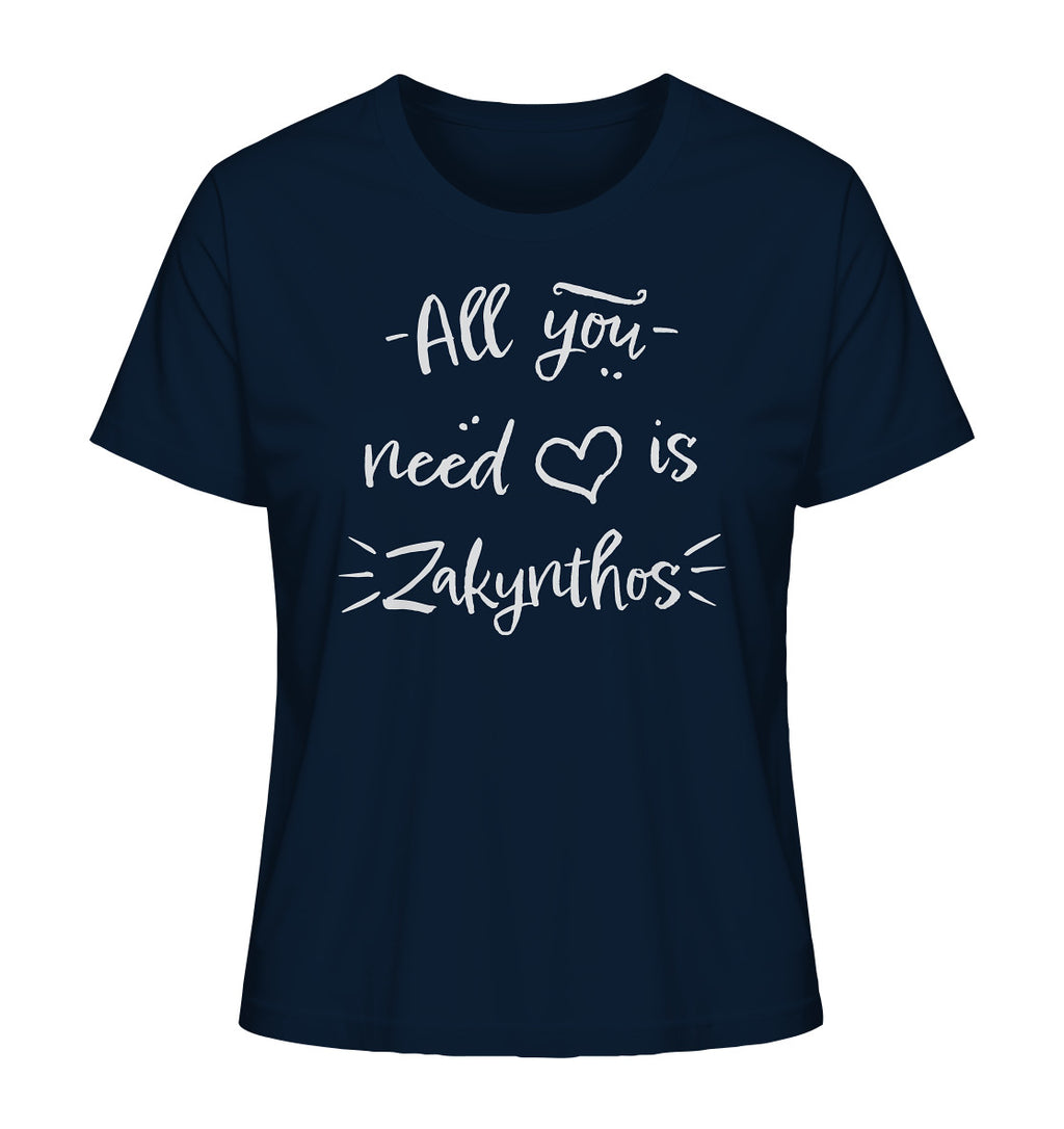 All you need is Zakynthos - Ladies Organic Shirt
