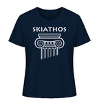 Skiathos Greek Column Head - Ladies Organic Shirt
