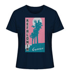 Palm trees & Pink Sky Kefalonia Greece - Ladies Organic Shirt