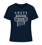Crete Greek Column Head - Ladies Organic Shirt