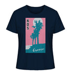 Palm trees & Pink Sky Kos Greece - Ladies Organic Shirt