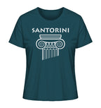 Santorini Greek Column Head - Ladies Organic Shirt