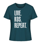 LIVE. KOS. REPEAT. - Ladies Organic Shirt