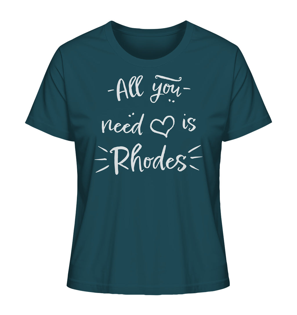 All you need is Rhodes - Ladies Organic Shirt