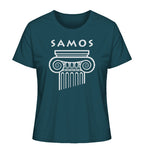 Samos Griechischer Säulenkopf - Ladies Organic Shirt