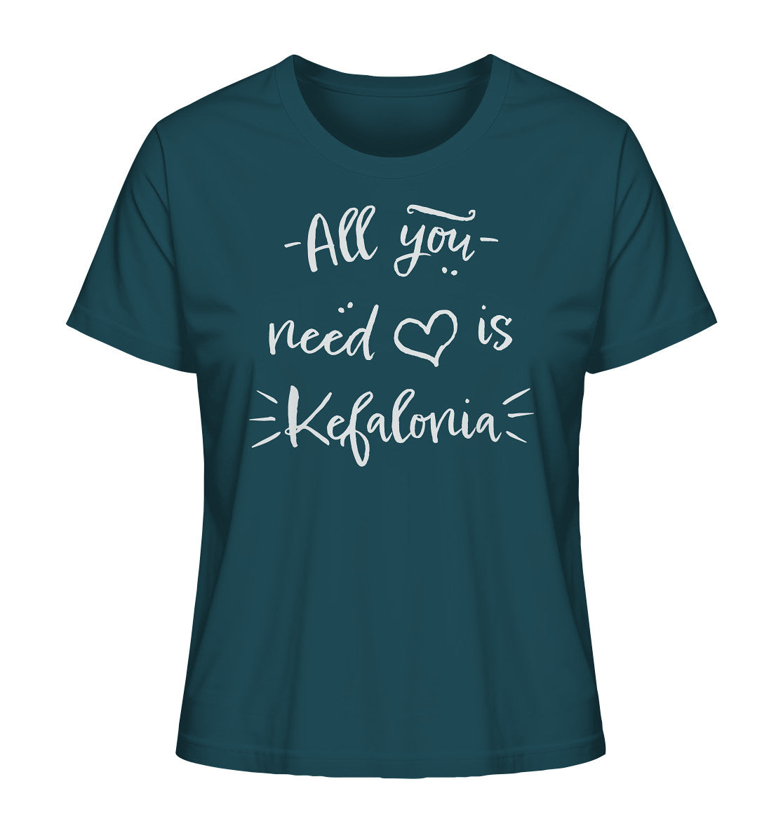 All you need is Kefalonia - Ladies Organic Shirt