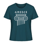 Greece Griechischer Säulenkopf - Ladies Organic Shirt