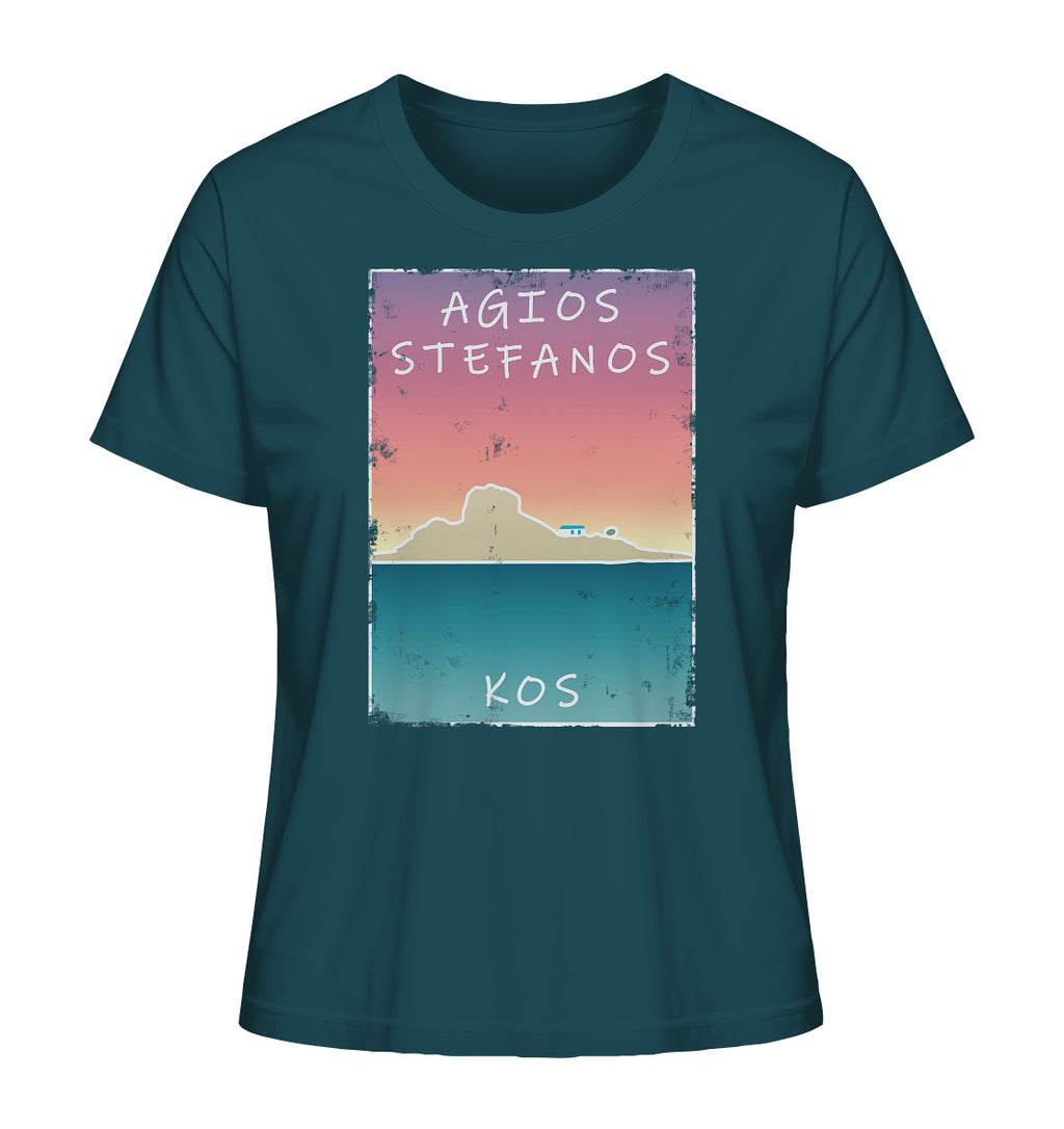 Agios Stefanos (Kastri) Kos - Ladies Organic Shirt