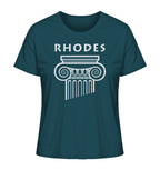 Rhodes Greek Column Head - Ladies Organic Shirt