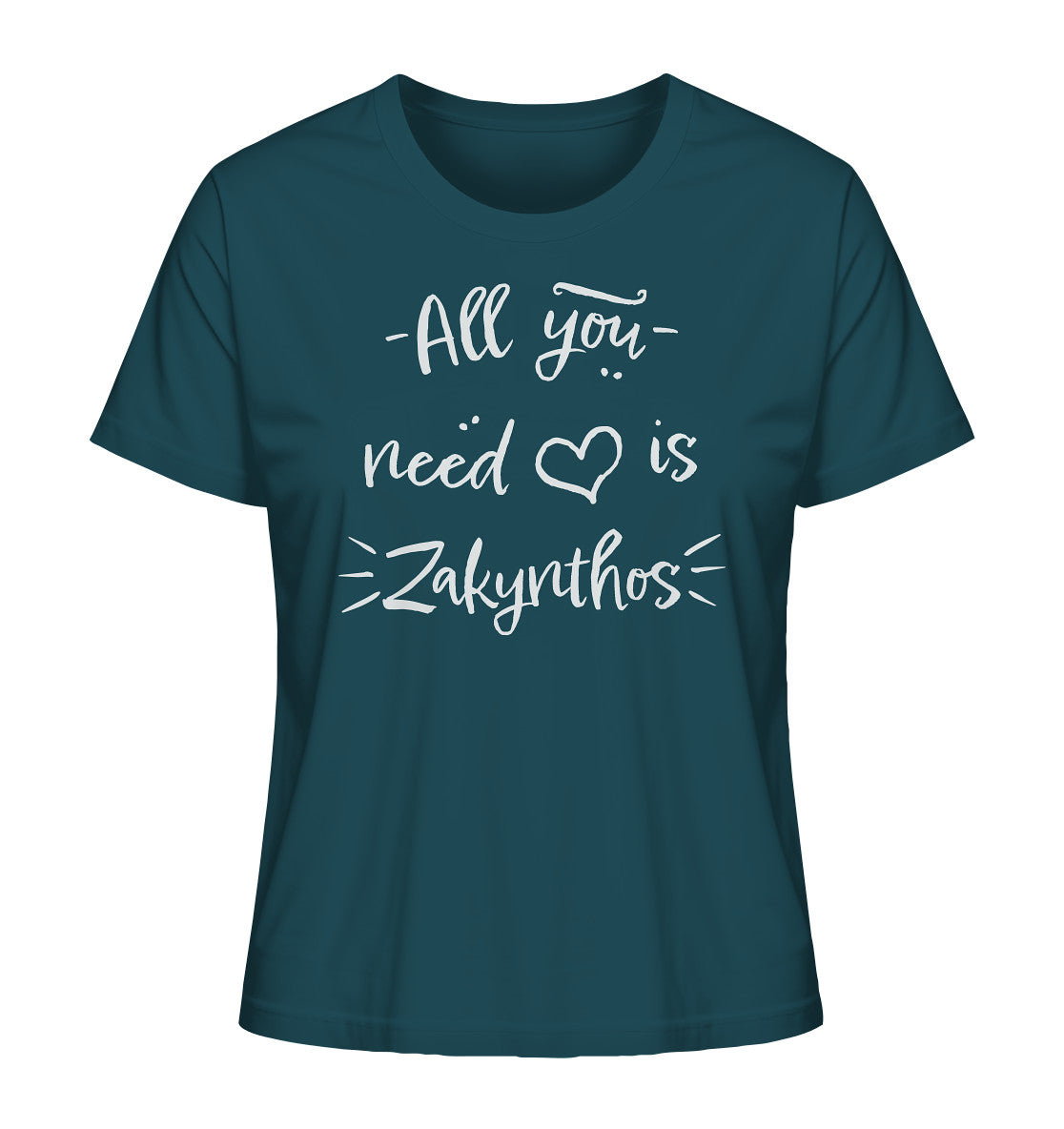 All you need is Zakynthos - Ladies Organic Shirt
