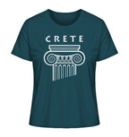 Crete Greek Column Head - Ladies Organic Shirt