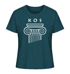Kos Greek Column Head - Ladies Organic Shirt