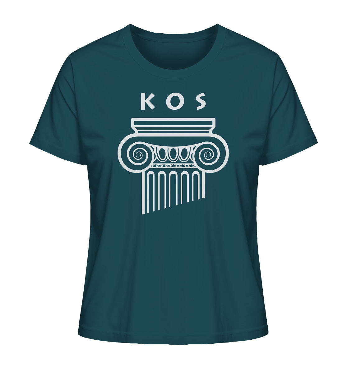 Kos Griechischer Säulenkopf - Ladies Organic Shirt