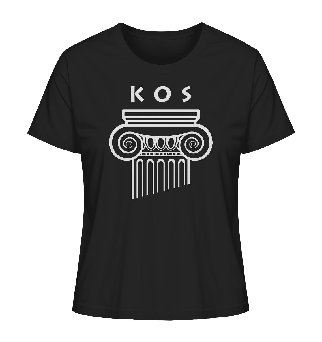 Kos Griechischer Säulenkopf - Ladies Organic Shirt
