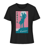 Palm trees & Pink Sky Crete Greece - Ladies Organic Shirt