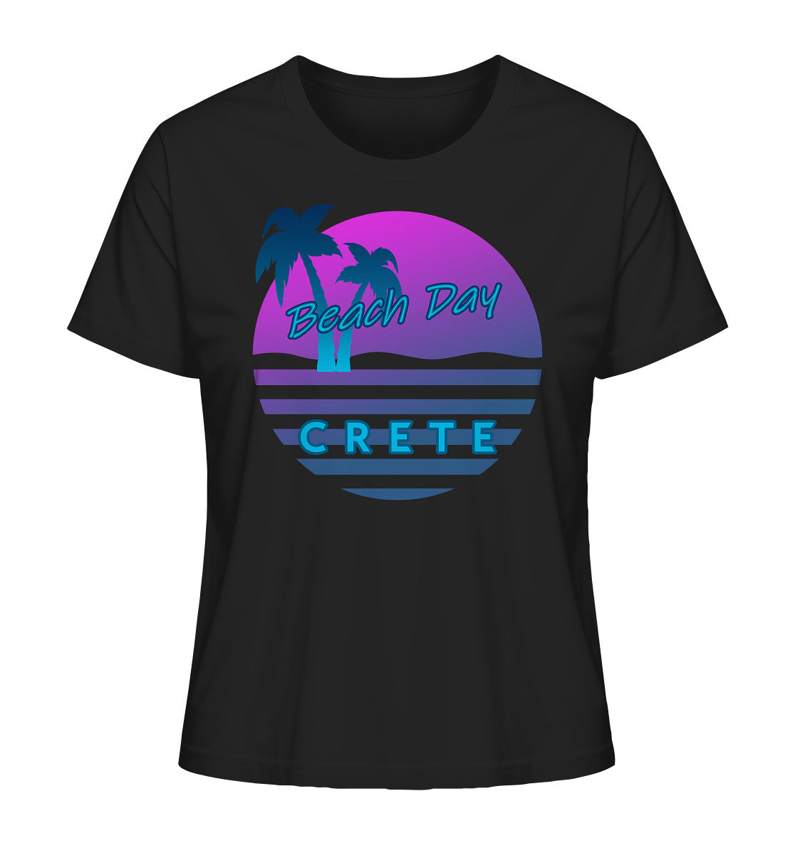 Beach Day Crete - Ladies Organic Shirt