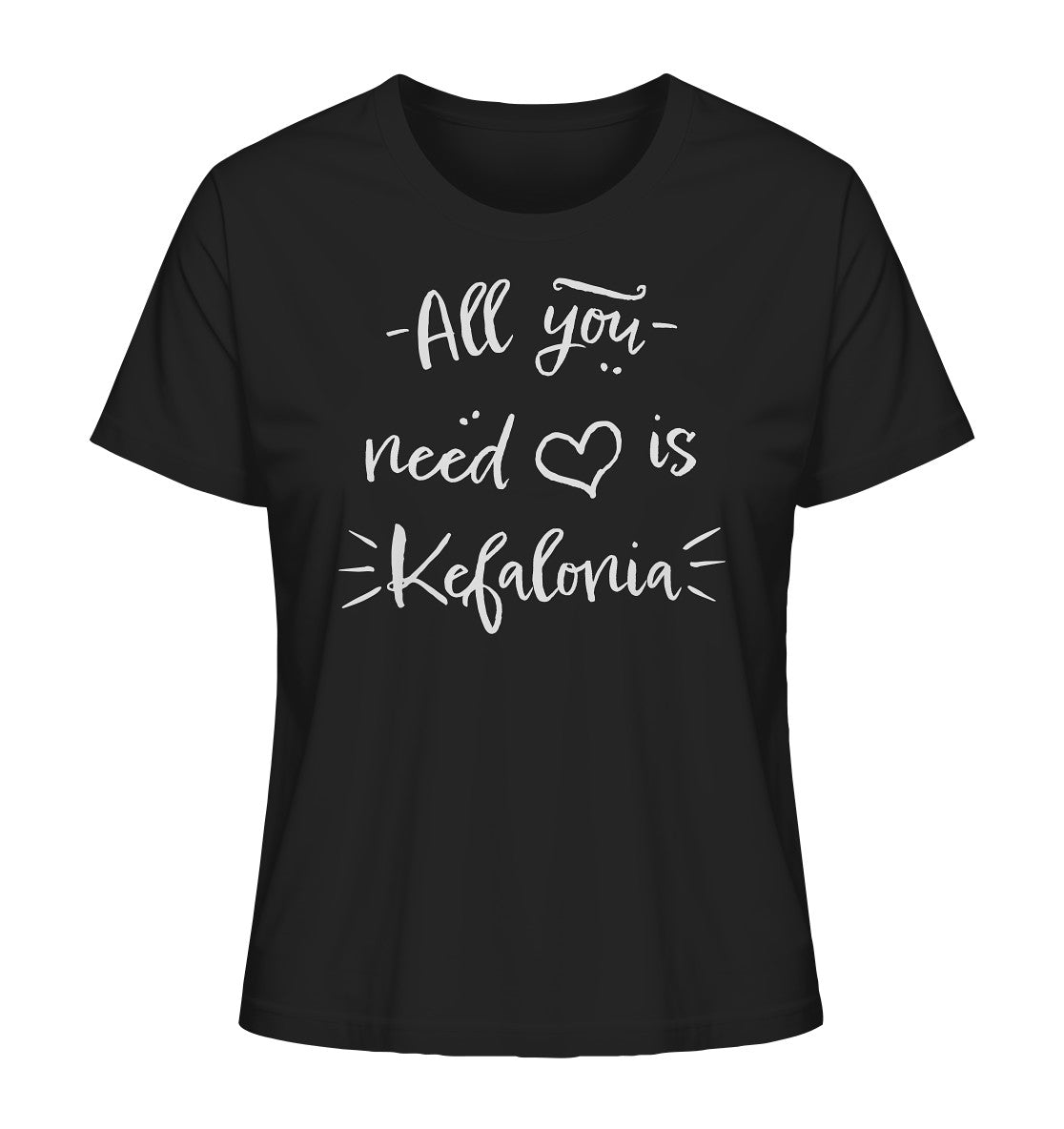 All you need is Kefalonia - Ladies Organic Shirt