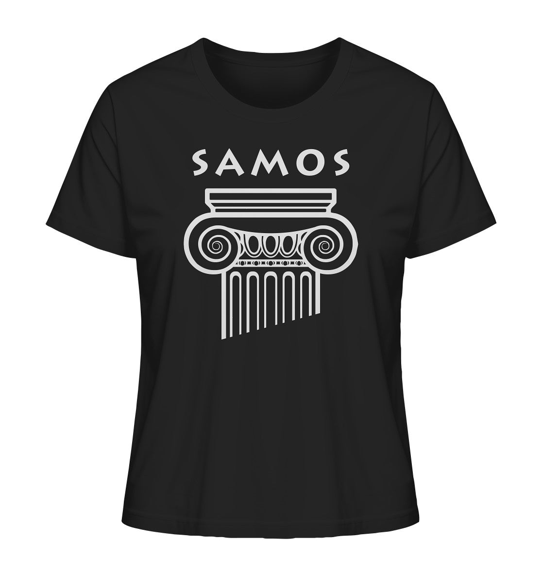 Samos Griechischer Säulenkopf - Ladies Organic Shirt