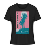 Palm trees & Pink Sky Lefkada Greece - Ladies Organic Shirt
