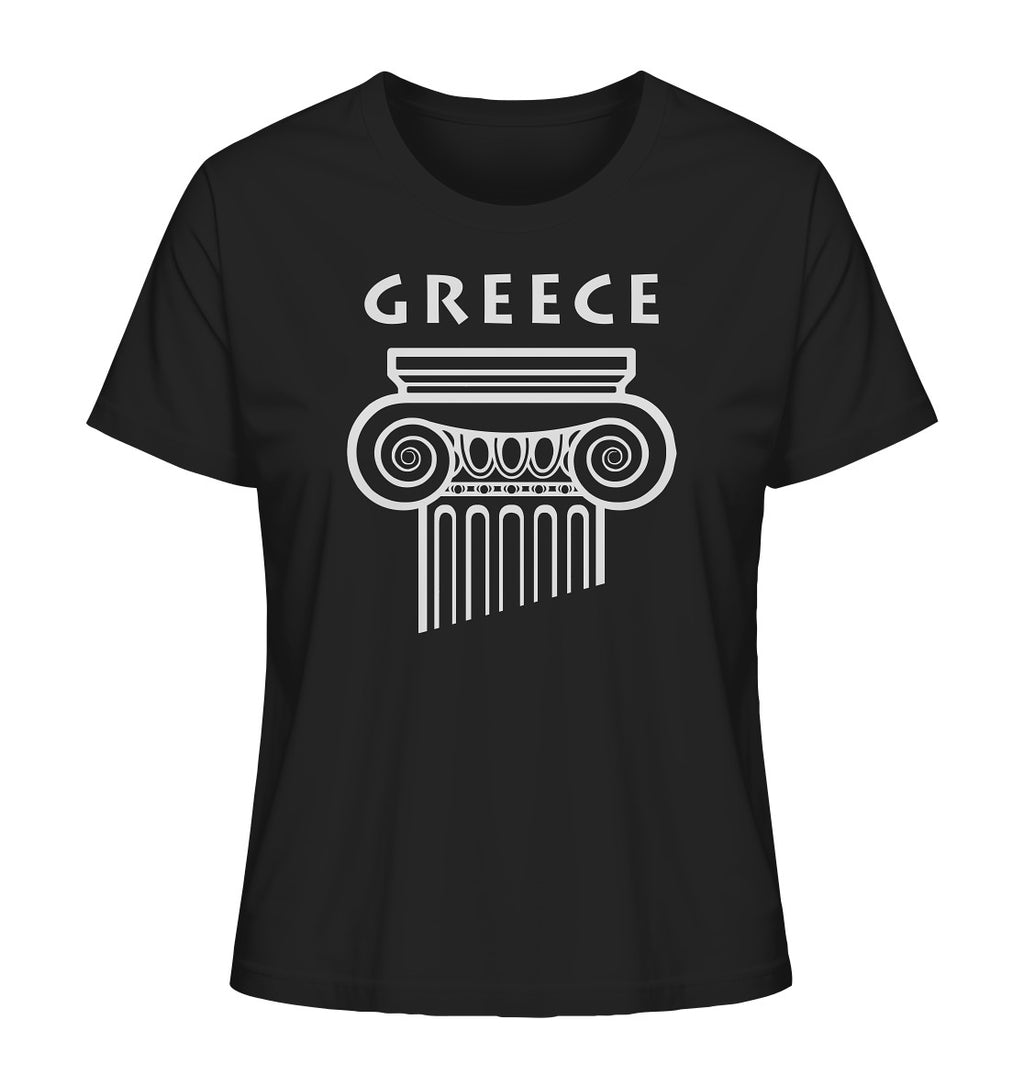 Greece Griechischer Säulenkopf - Ladies Organic Shirt