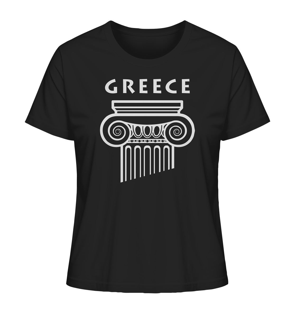 Greece Griechischer Säulenkopf - Ladies Organic Shirt
