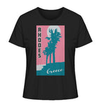 Palm trees & Pink Sky Rhodes Greece - Ladies Organic Shirt