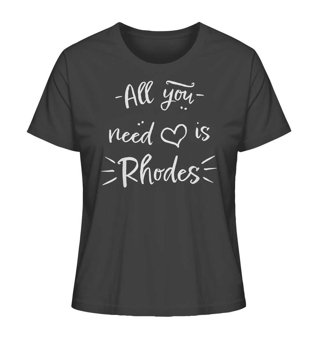 All you need is Rhodes - Ladies Organic Shirt