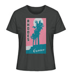 Palm trees & Pink Sky Rhodes Greece - Ladies Organic Shirt