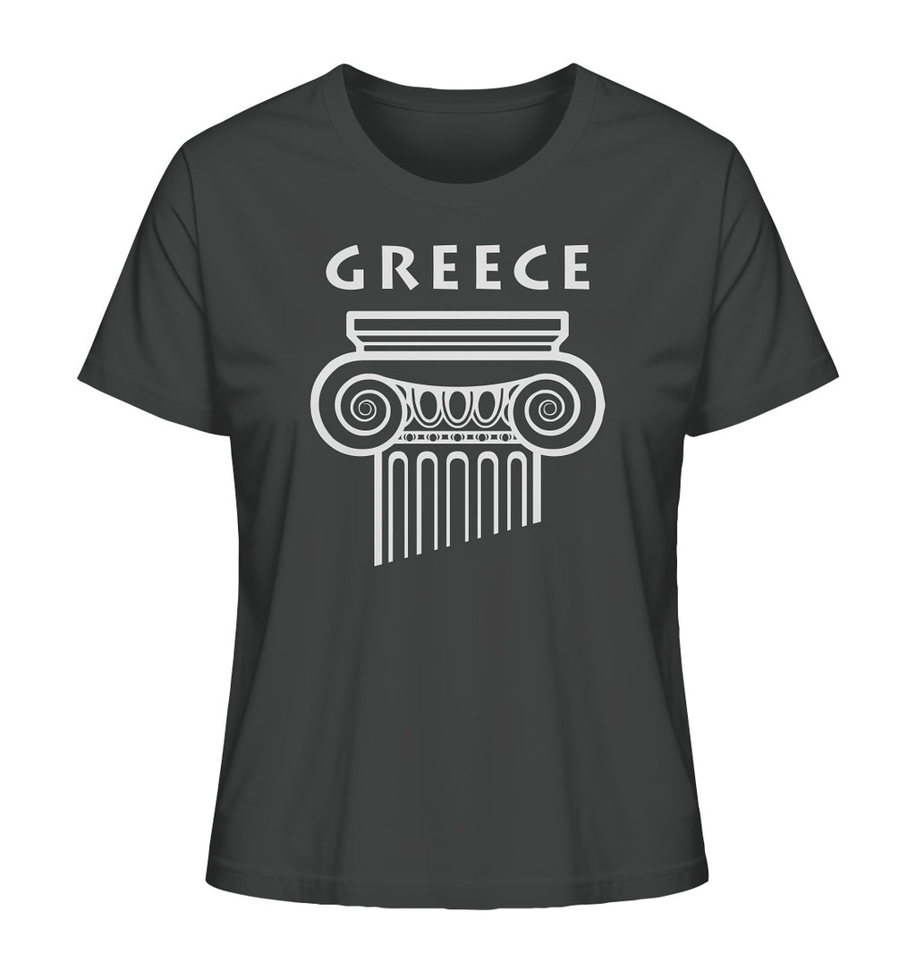 Greece Griechischer Säulenkopf - Ladies Organic Shirt