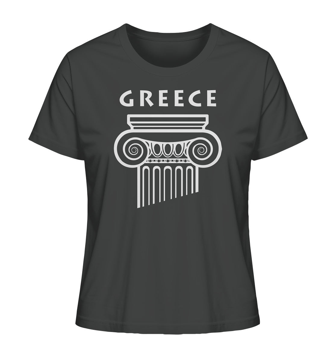 Greece Griechischer Säulenkopf - Ladies Organic Shirt