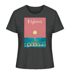Sunset Ocean Mykonos Greece - Ladies Organic Shirt