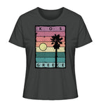 Sunset strips & Palm tree Kos Greece - Ladies Organic Shirt