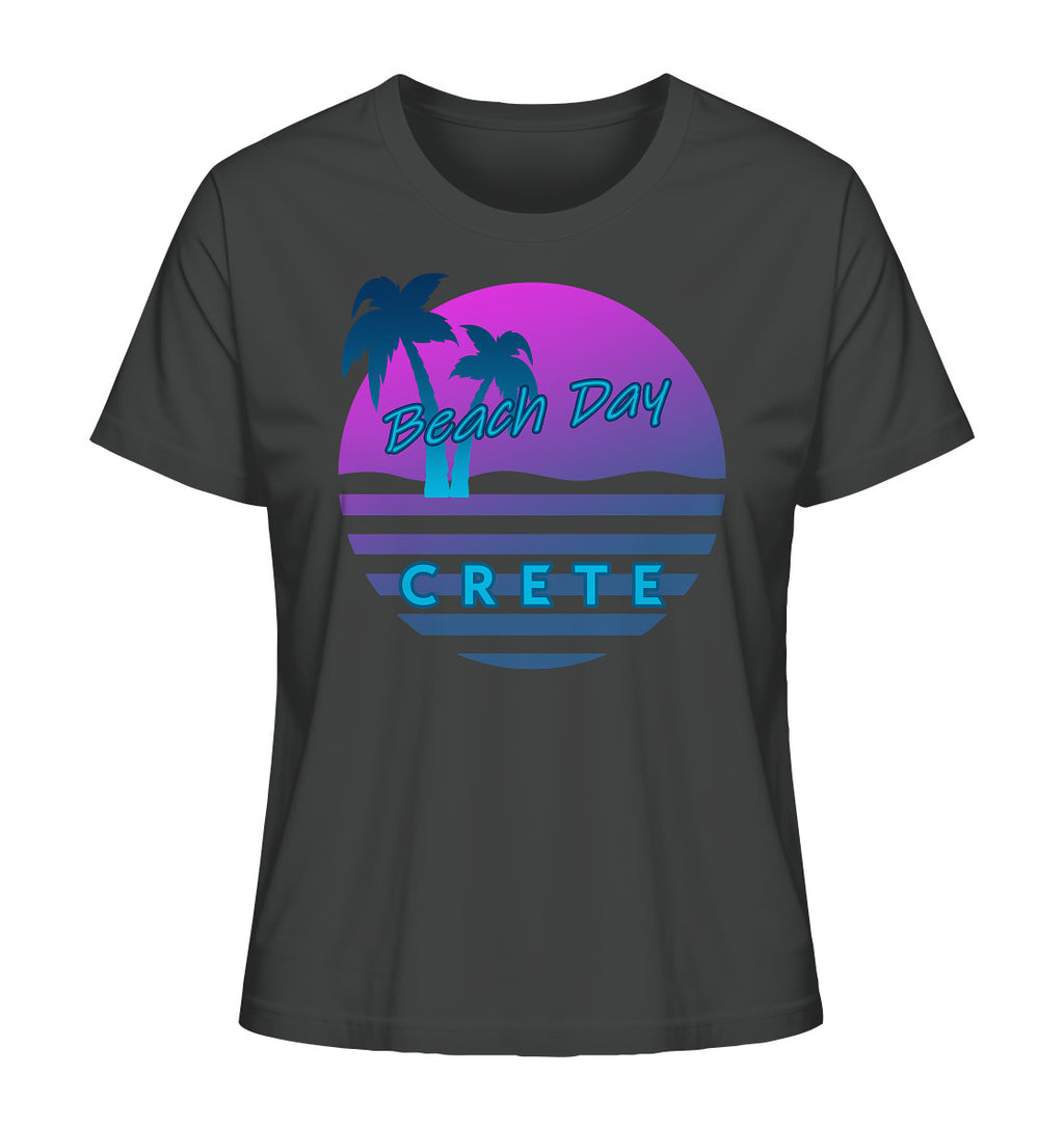 Beach Day Crete - Ladies Organic Shirt