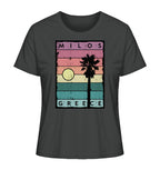 Sunset strips & Palm tree Milos Greece - Ladies Organic Shirt